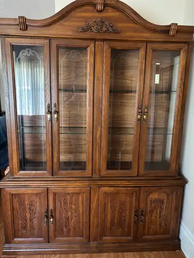 Hutch—2 piece display and buffet, View more