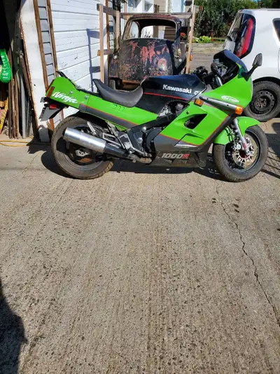 Vintage Kawasaki Motorcycles.. 1986 Ninja 1000R. Nice Shape.. $2200. 1996 GPZ 1100. Decent Shape.. $...