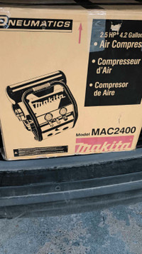 Compresseur 2.5  HP Makita Mac 2400 Big bore neuf dans boite