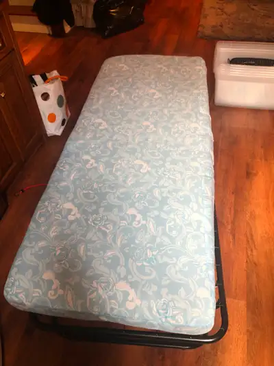 Single Rollaway Bed This bed has been barely used. Only for my granddaughter visiting from Vancouver...