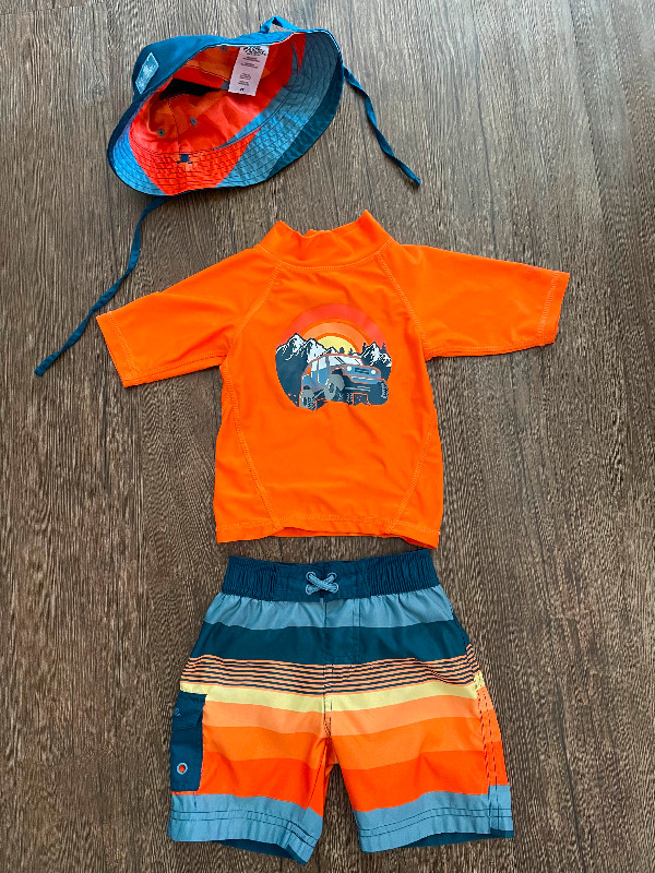 2T swim shirt and shorts in Clothing - 2T in Red Deer