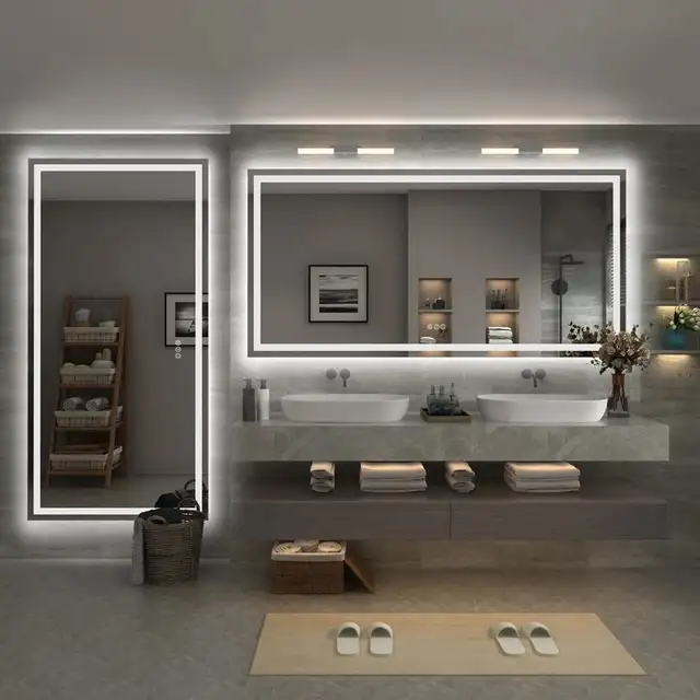 Aevar Super Bright Front & Back Lighted Anti-Fog Bathroom/Vanity in Other in Hamilton - Image 6