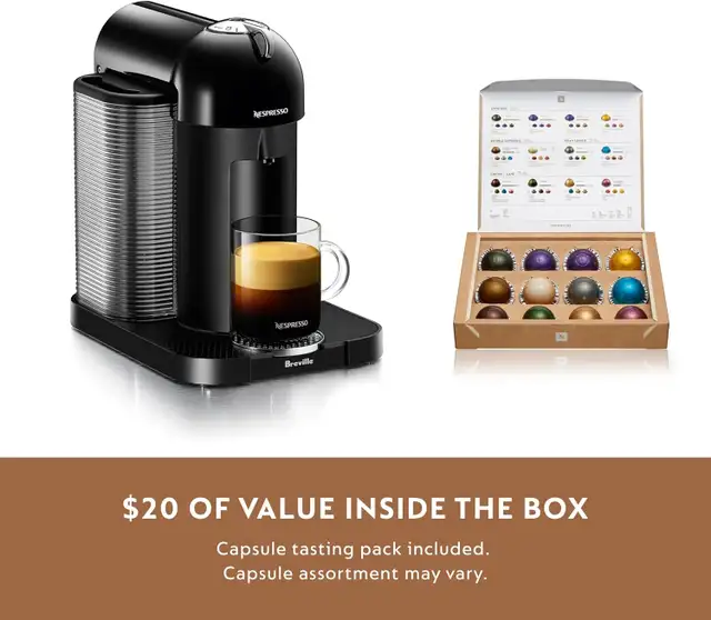 Nespresso Vertuo Coffee & Espresso Machine – Breville Black in Coffee Makers in St. Catharines - Image 6