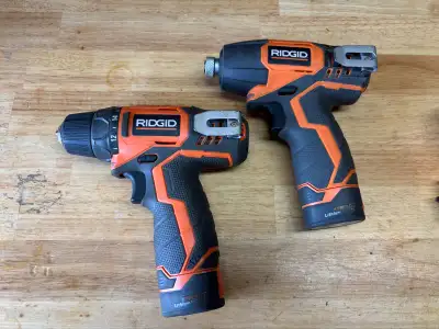 Ridgid 12v Drill & Impact Driver Set, View more