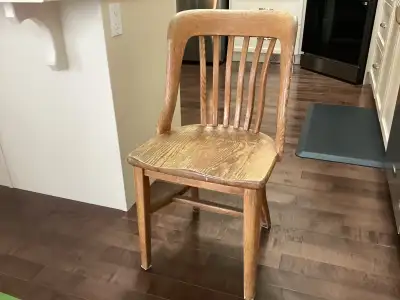 Solid Oak Chair, View more