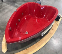 Heart shaped jet tub