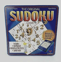 THE ORIGINAL SUDOKU GAME 2005 BY CARDINAL With bonus travel game
