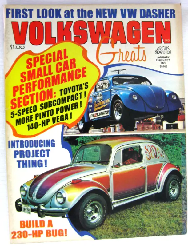 VINTAGE 1971/72/73/74 VOLKSWAGEN GREATS MAGAZINES..10$  EACH in Arts & Collectibles in West Island - Image 9