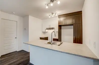 One-bedroom apartment for January 1st, 2027. 550 sqft Corner unit - First floor in a three-story bui...