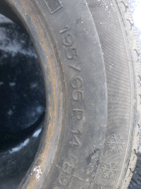 P195 65R14 Michelin Alpin Winter Tires (x2)