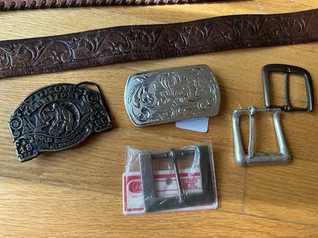 Men's leather belts, buckles in Men's in Saskatoon - Image 4