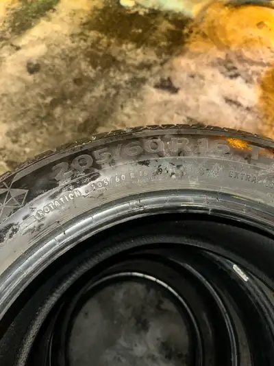 Winter tire in good condition 10k driven only 205-60-16 without rims