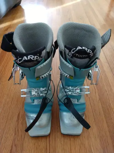 A pair of Scarpa ski boots, length 284 mm., View more