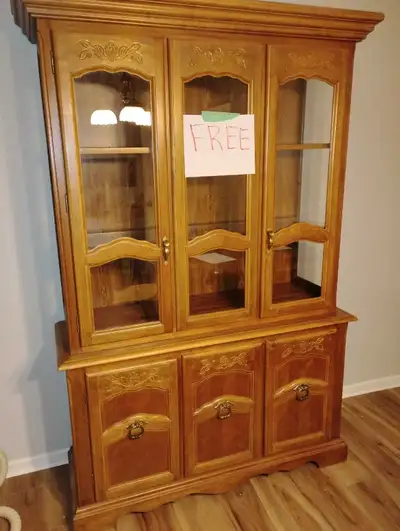 FREE China Cabinet - Solid Wood, View more