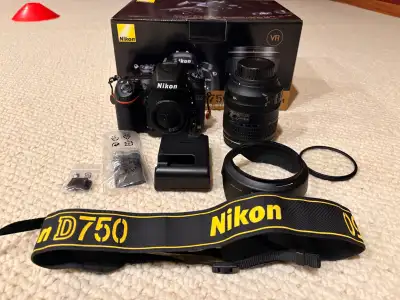 Nikon Camera D750 with AF-S 24-120mm f/4G ED VR Bundle, View more