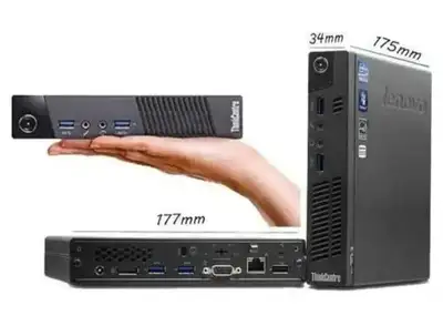 Desktop Lenovo i5 micro Tiny Intel 4 Core CPU., View more