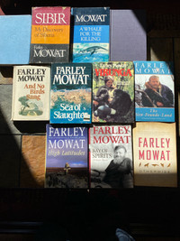 Farley Mowat - 10 Hardcover Collection