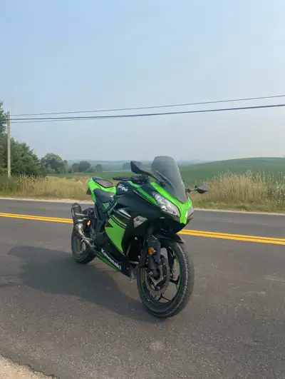 Will trade for a faster bike. (Open to cash offers as well) 2016 ninja 300 ABS 14,xxx kms. (Have own...