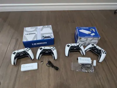 Brand new classic video game system for sale. Preloaded with over 20,000 games, HDMI, 2 wireless con...