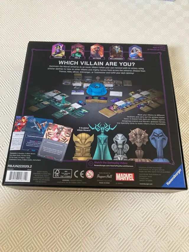 Marvel Villainous Infinite Power Game in Toys & Games in City of Toronto - Image 5