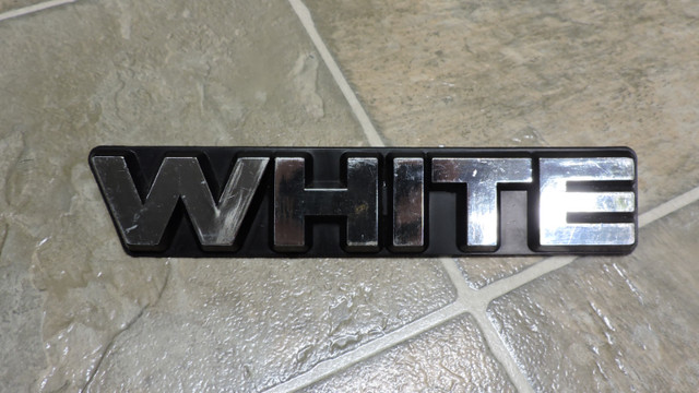 Vintage WHITE Truck Emblem Badge in Arts & Collectibles in St. Catharines - Image 2