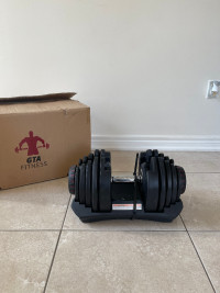 90 LB ADJUSTABLE DUMBBELLS FOR SALE!