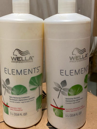 Professional Wella Elements Shampoo & Conditioner Litres