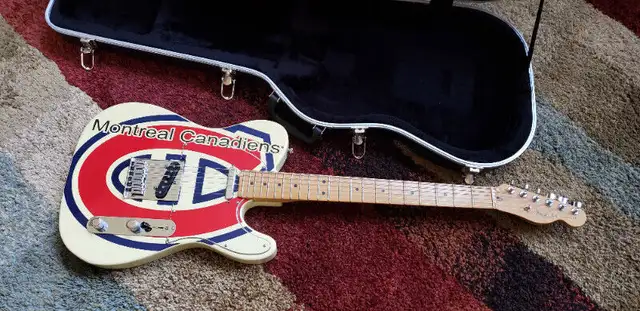 Montreal Canadiens Fender Telecaster in Guitars in City of Montréal - Image 2