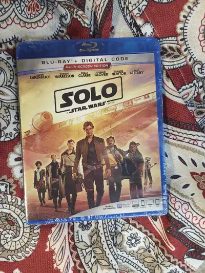 I am selling a brand new and sealed copy of Solo: A Star Wars Story on Blu-ray. This multi-screen ed...