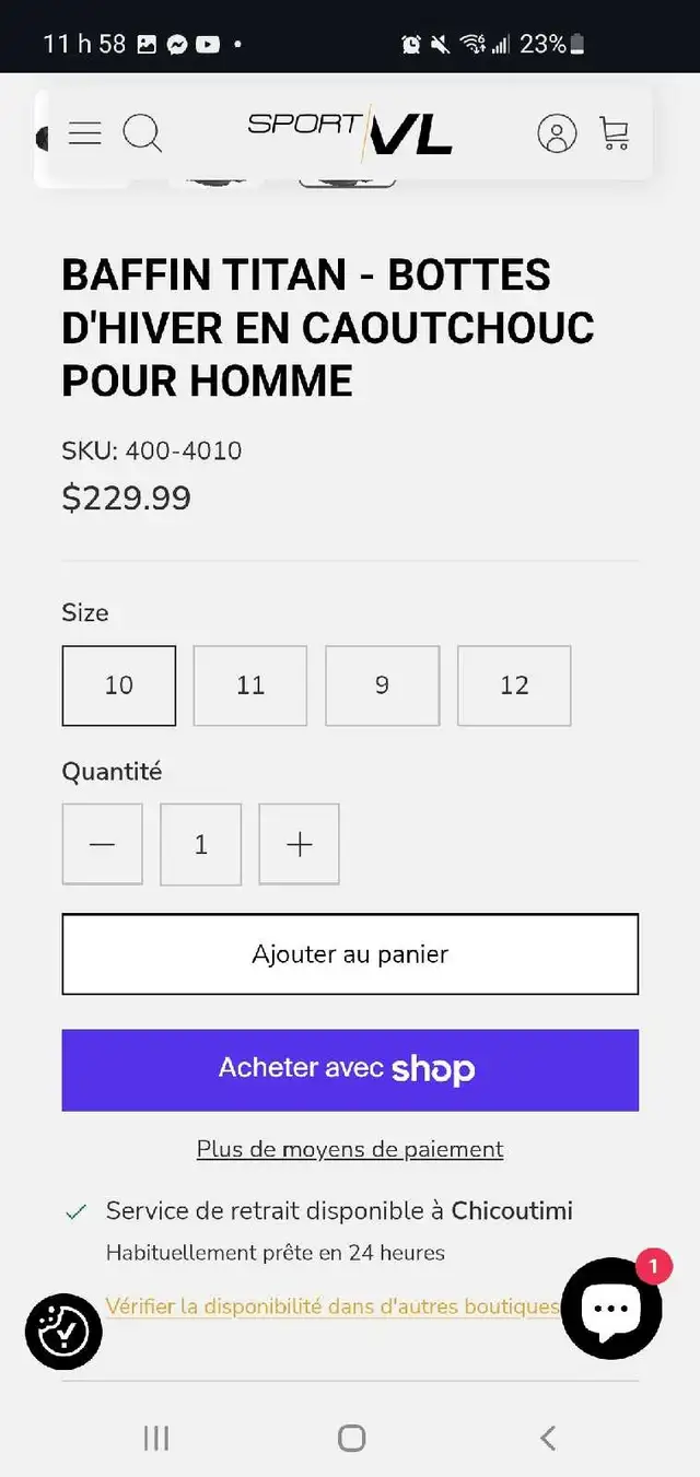 botte travail homme in Men's Shoes in Shawinigan - Image 3