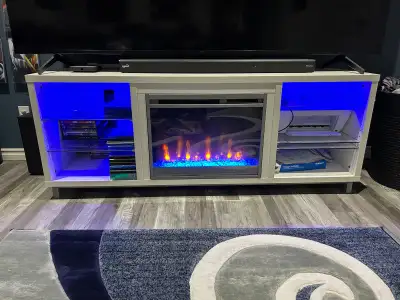 WayFair TV Stand Fireplace, View more