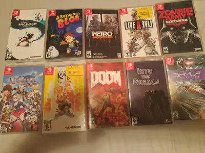 Nintendo Switch Games- Great Condition, View more
