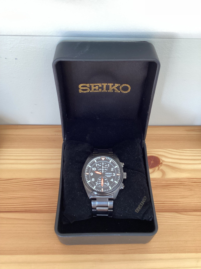 Seiko Chronograph Military Field Wristwatch 7T94-0BL0 | Jewellery & Watches  | Winnipeg | Kijiji