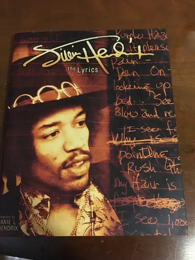 Jimi Hendrix Full Color Photo Lyric Book & DVD, View more
