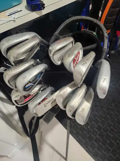 15 Assorted Right Handed Golf Clubs, View more