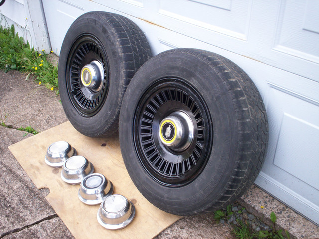 1975 Rubber Faced Monte Carlo Rims & Tires in Tires & Rims in Annapolis Valley - Image 2