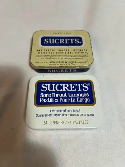 Vintage Sucrets Tins, View more