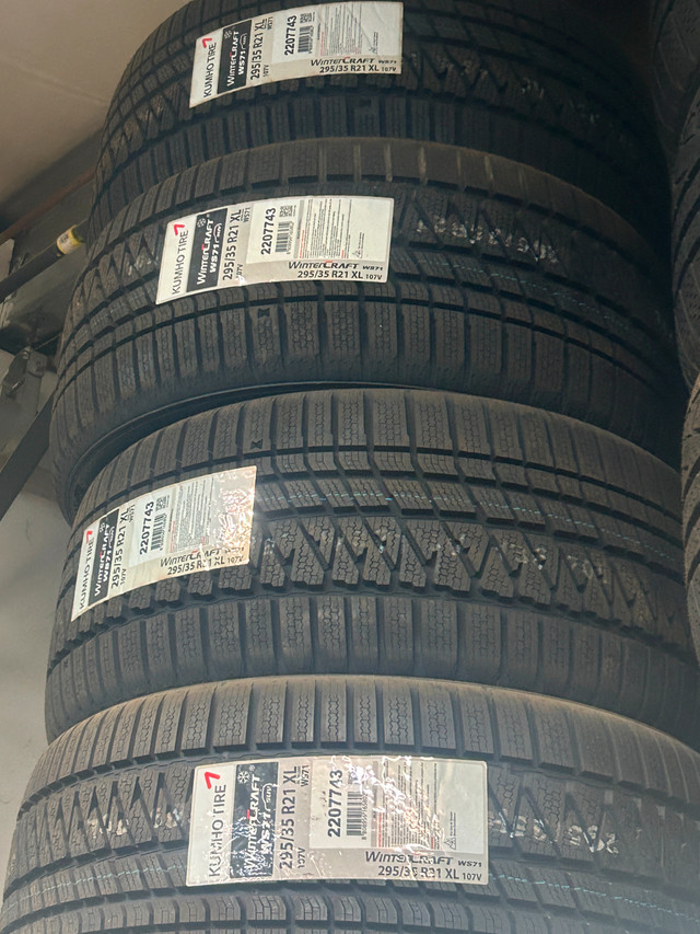 Kumho WinterCraft SUV WS71  295/35R21 Winter tires in Tires & Rims in Ottawa - Image 2