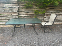 Patio Dining Table and Chair