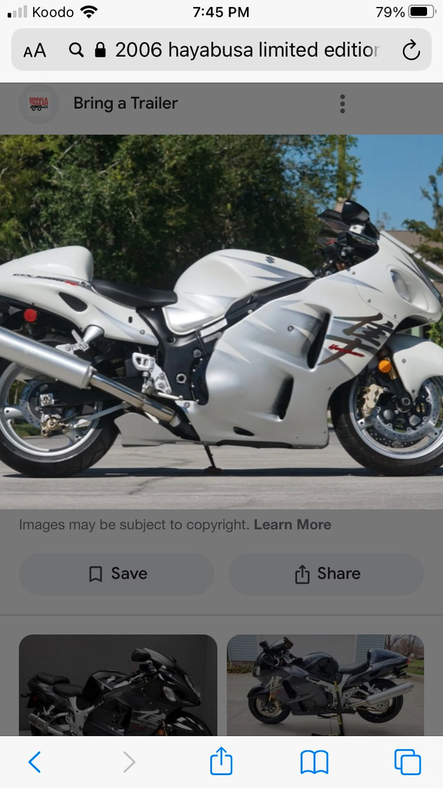 Hayabusa 2006 Ltd edition wanted.  Cash !!    in Other in Barrie - Image 3
