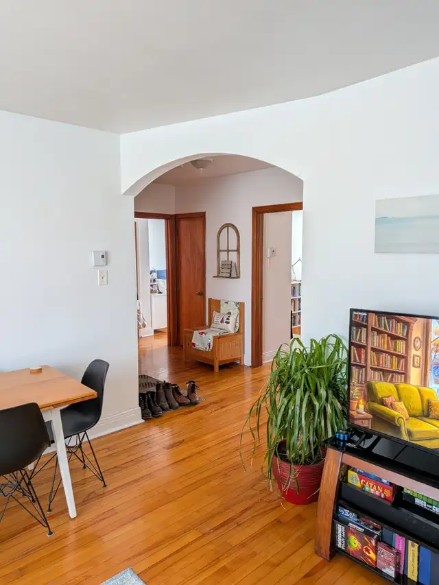Grand 5 1/2, pour Juin/Juillet, duplex 2e étage, Villeray