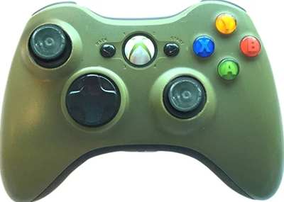 Xbox 360 Olive Army Green Remote Controller, View more