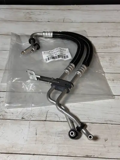 Inlet and Outlet Automatic Transmission Oil Cooler Line Hose Assembly Compatible with Dodge Journey...