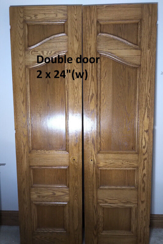Doors - Indoor, 1 3/4", High End, Oak, Solid Core, 3-Panel in Home Décor & Accents in Markham / York Region