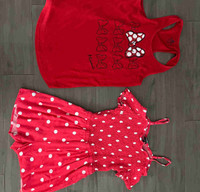 Girls Disney Minnie Mouse clothing bundle size 12/14