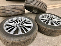 TOYOTA HIGHLANDER RIMS AND TIRES 235/55/R20