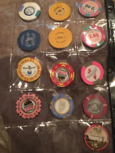 Collectors poker chips, View more