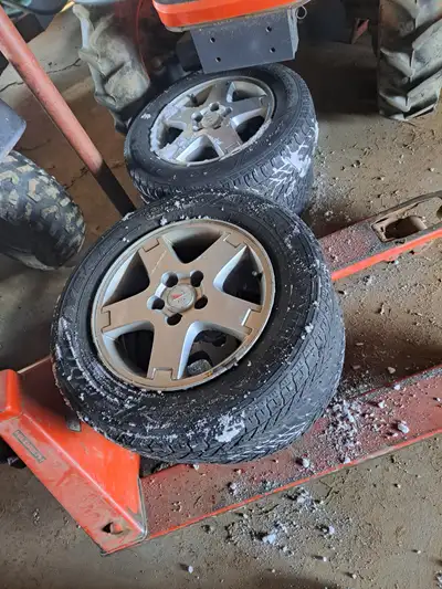 tires are ok, but rims are excellent. where on a 2007 saturn vue