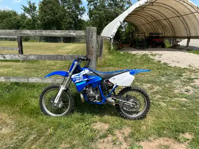 Bike is in mint condition! Brand new lower end re build, forks have been re done bike was stripped d...