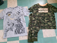 One Pair Boys Pajamas & One T-Shirt